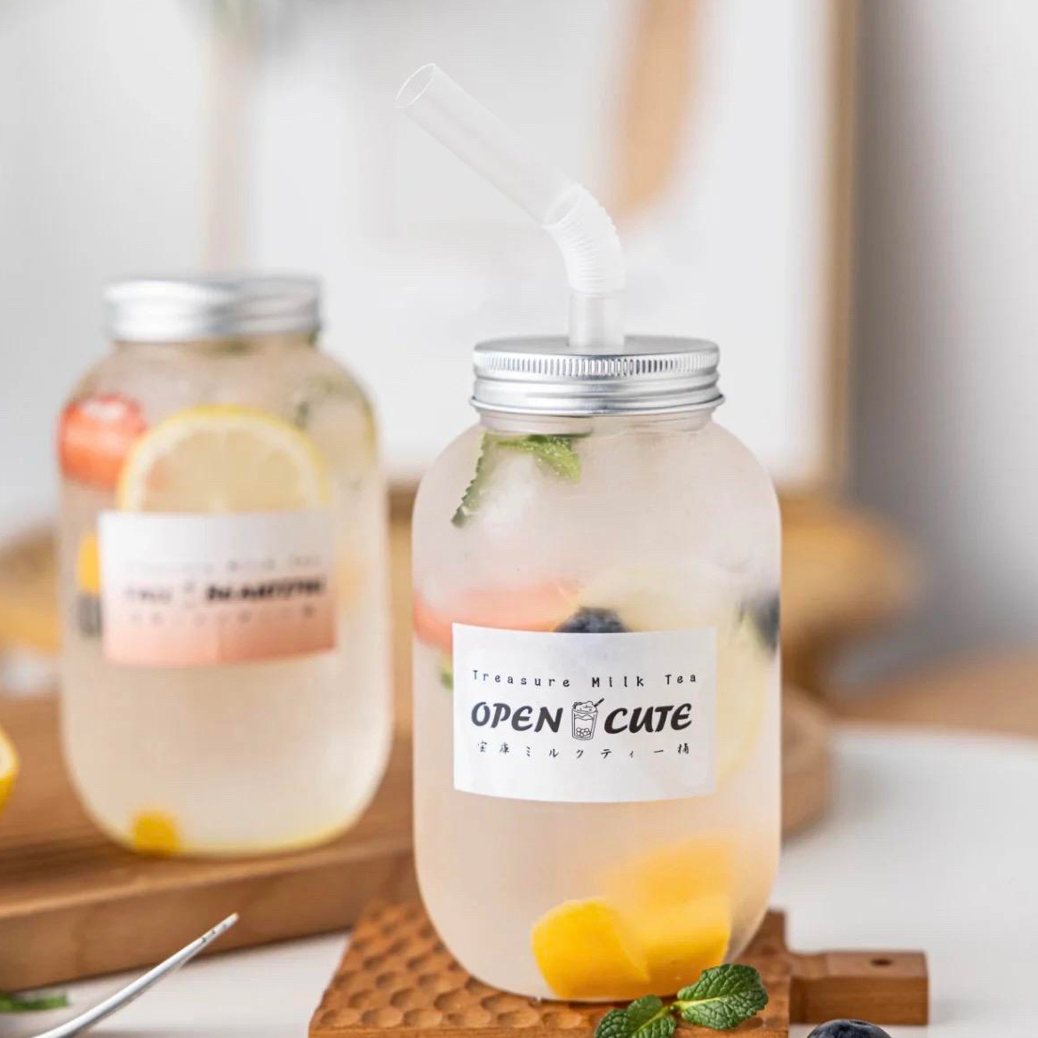 素匠pet外带一次性网红冷泡瓶