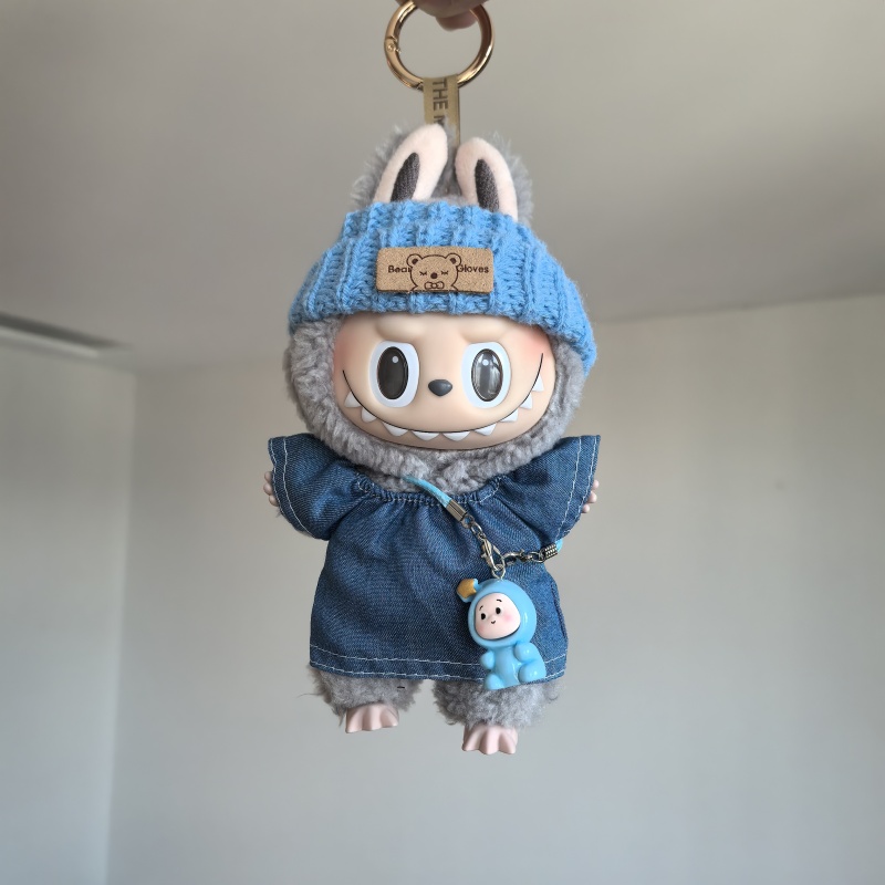 拉布布一二三代牛仔连衣裙娃衣