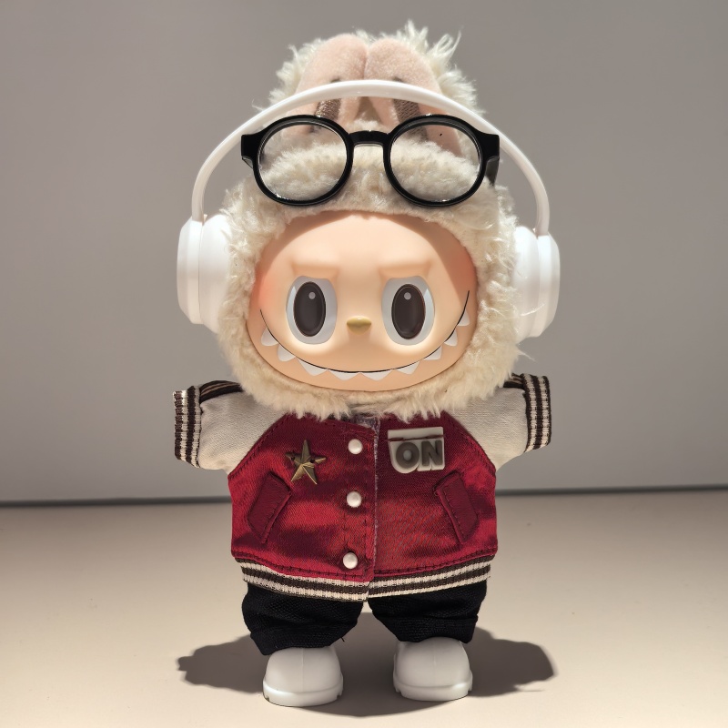 潮酷红色棒球服拉布布一二三代