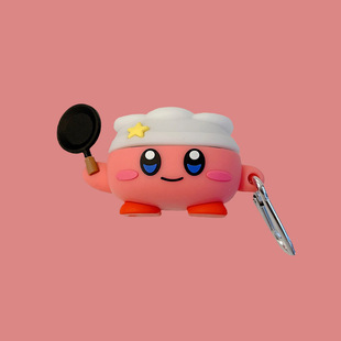 厨师星之卡比适用三星buds2pro蓝牙无线budslive耳机壳buds3pro保护套Budsfe软Galaxy硅胶防摔软壳少女心搞怪