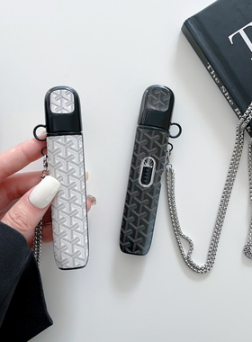 黑色潮牌戈雅适用悦刻Pro保护套电子器悦客幻影PRO烟杆套情侣软壳带挂链防尘盖全包六代保护壳6代新款简约