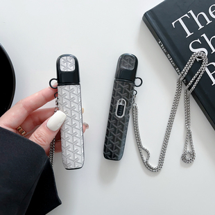 黑色潮牌戈雅适用悦刻Pro保护套电子器悦客幻影PRO烟杆套情侣软壳带挂链防尘盖全包六代保护壳6代新款简约