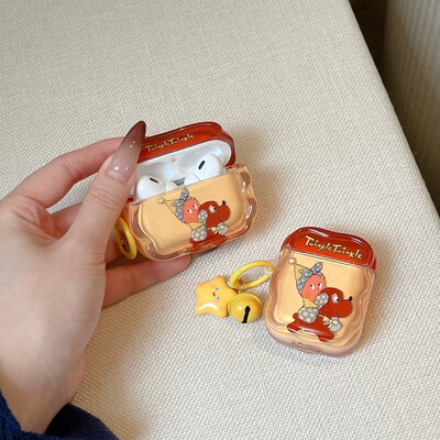 Q版骑马星星人苹果pro3耳机套