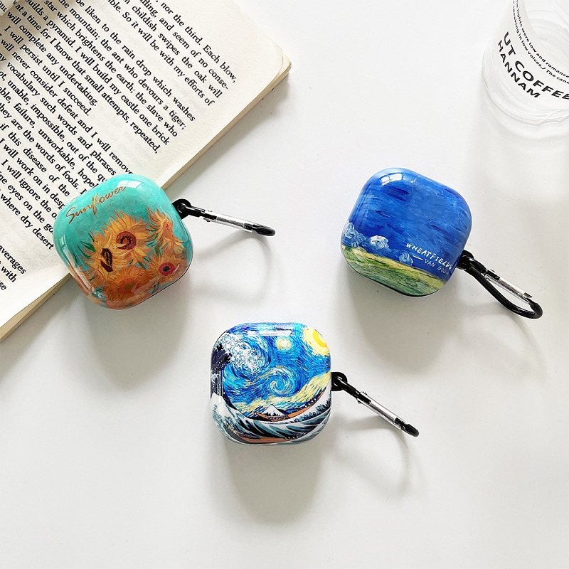 油画梵高向日葵三星蓝牙耳机套