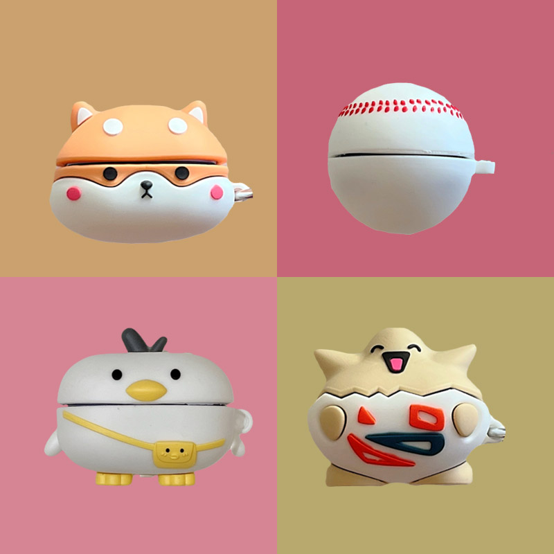 新款柴犬狗狗卡通三星硅胶耳机套