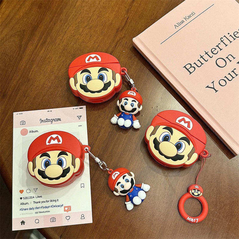 马里奥三星索尼魔音耳机套硅胶