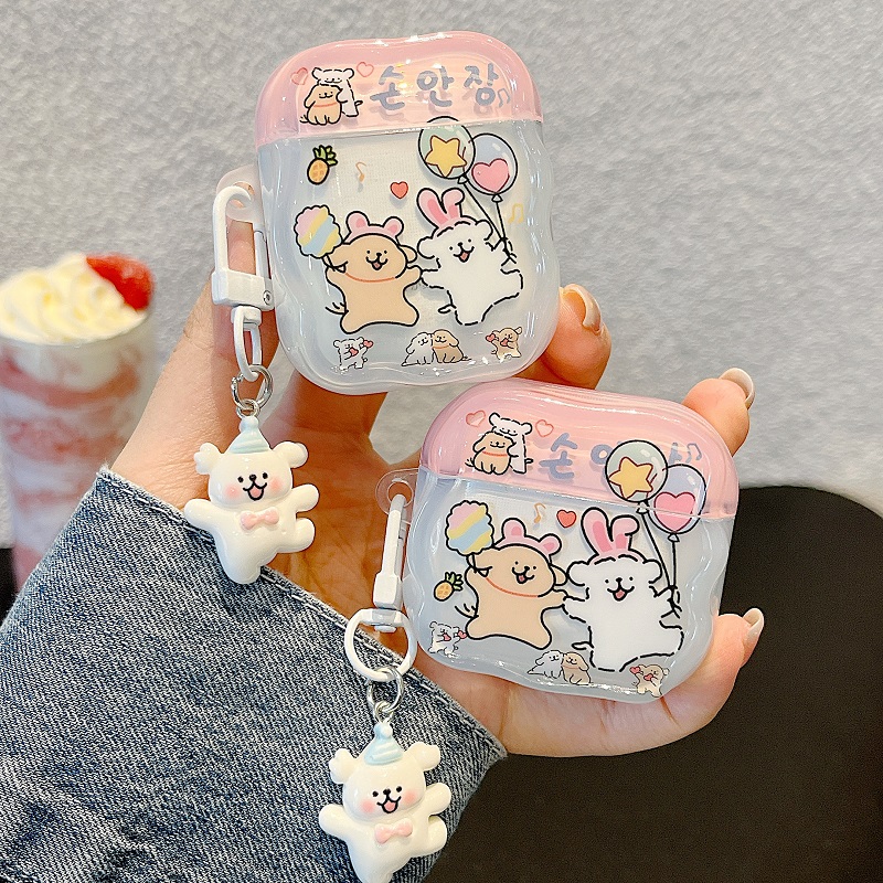 快乐小狗苹果四代imd耳机套新款