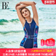 范德安连体泳衣女防晒抗氯速干高级感温泉度假泳装