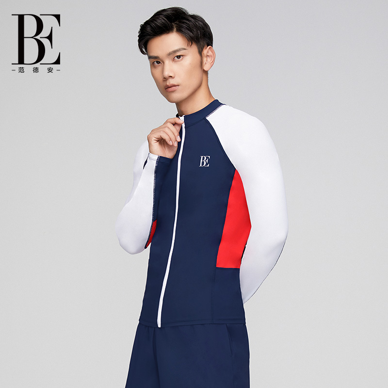 be范德安男士泳裤平角运动防晒