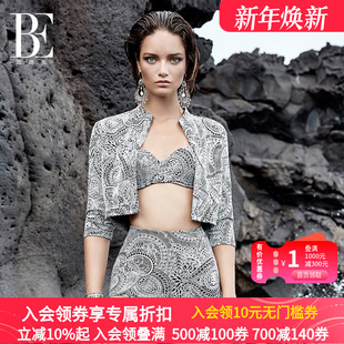 BE范德安女王系列三角分体泳衣 收腰提臀立体显瘦 复古时尚