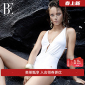 性感露背设计 遮肚显瘦亲肤面料 BE范德安繁星系列 三角连体泳衣