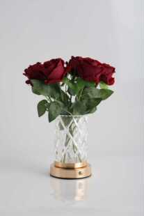 吧台创意LED充电款花瓶灯LED充电款花瓶氛围灯装饰台灯小夜灯泡