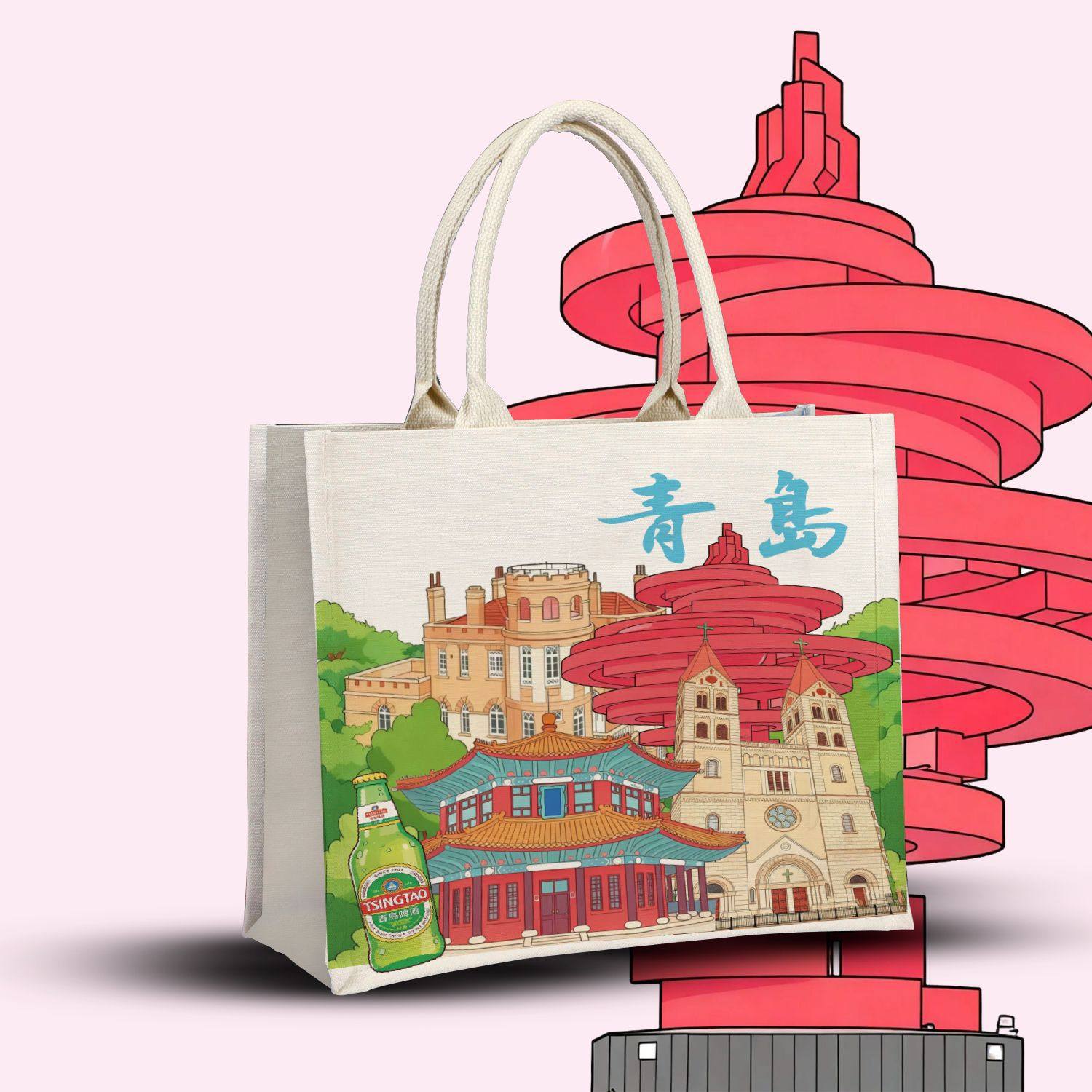 青岛文创帆布袋厦门旅游图片