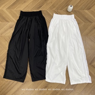 百搭显瘦健身运动速干长裤 高腰休闲透气排汗阔腿裤 网球裤 25年新款