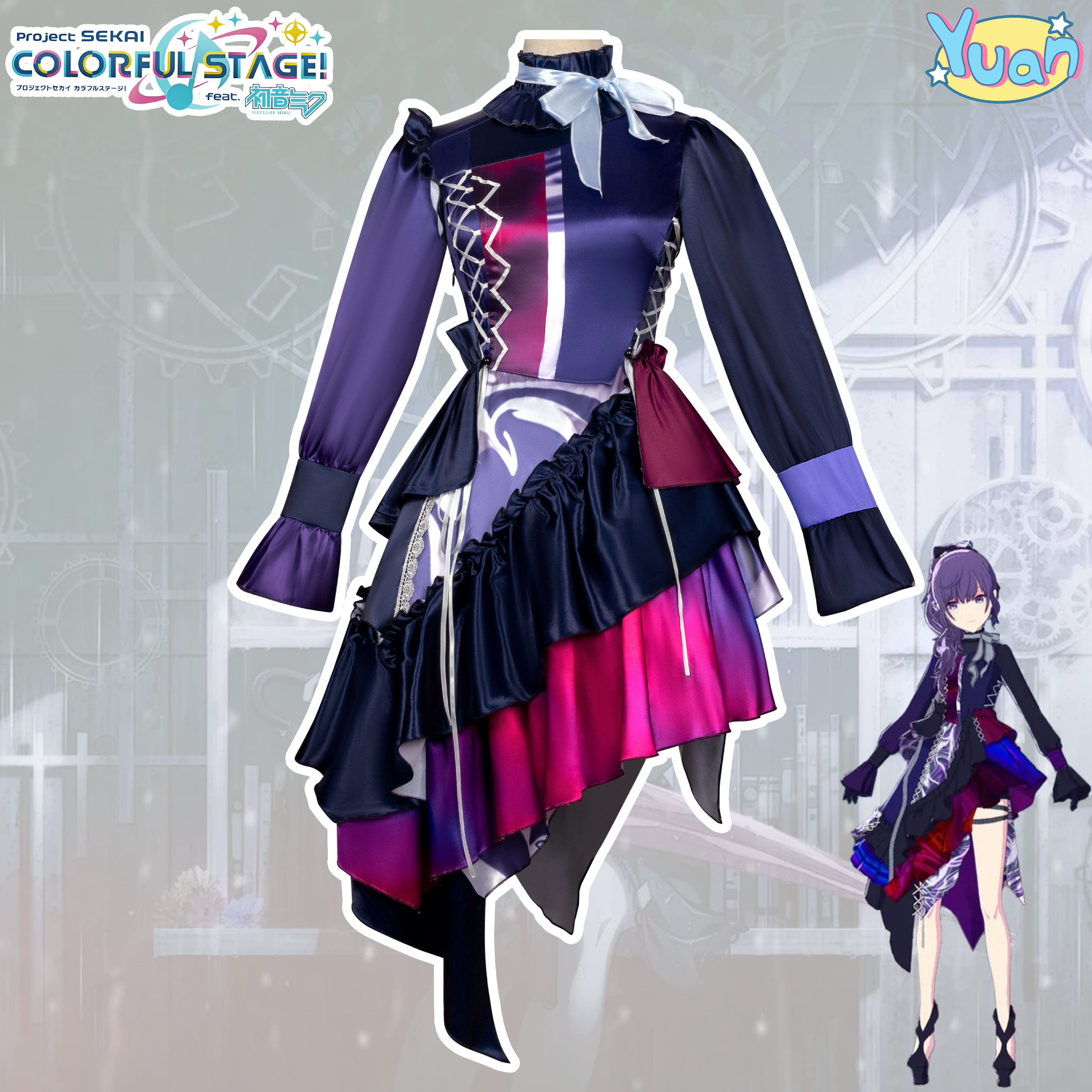 世界计划多彩舞台PJSK二次元衣服全套朝比奈真冬cosplay服装漫展