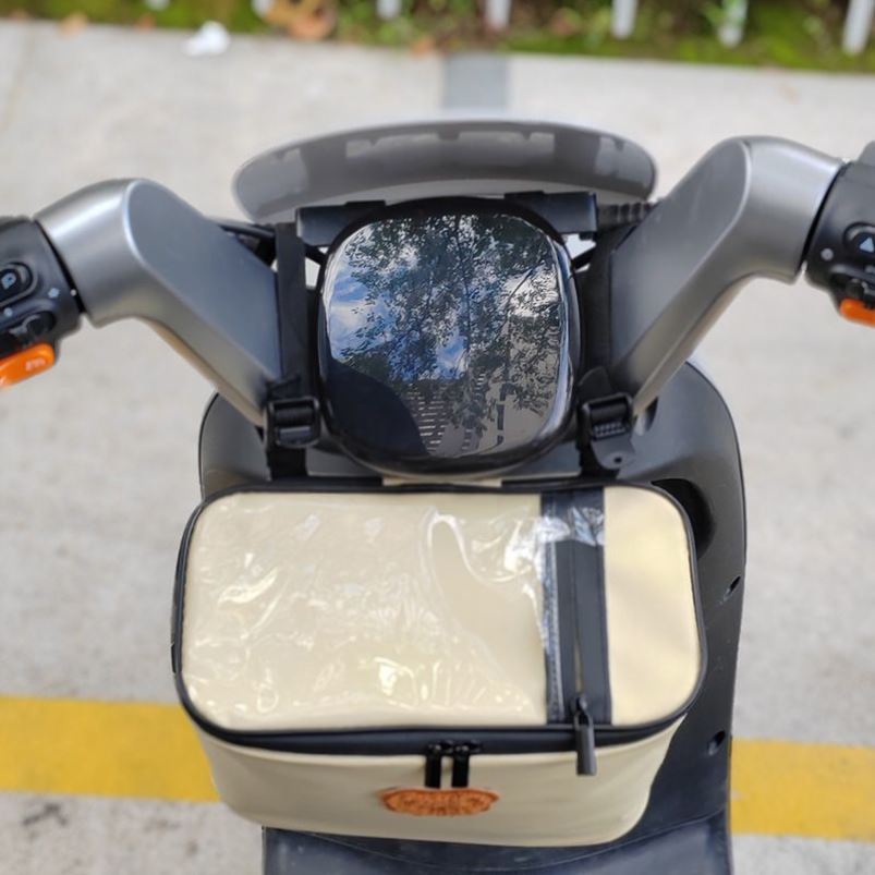 防水通用电动车手机雨衣大容量多功能前置挂包三轮电车踏板车雅迪