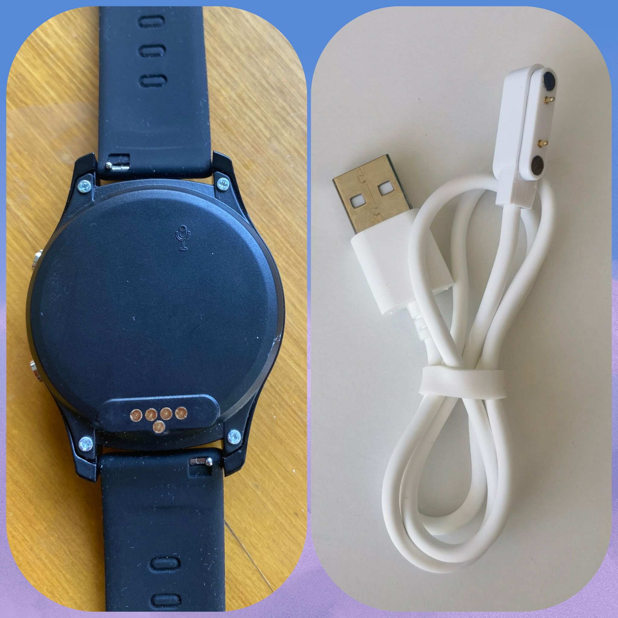 适用清华同方T59数据线爱天使Y33智天使X28手表带充电线美德胜Z37