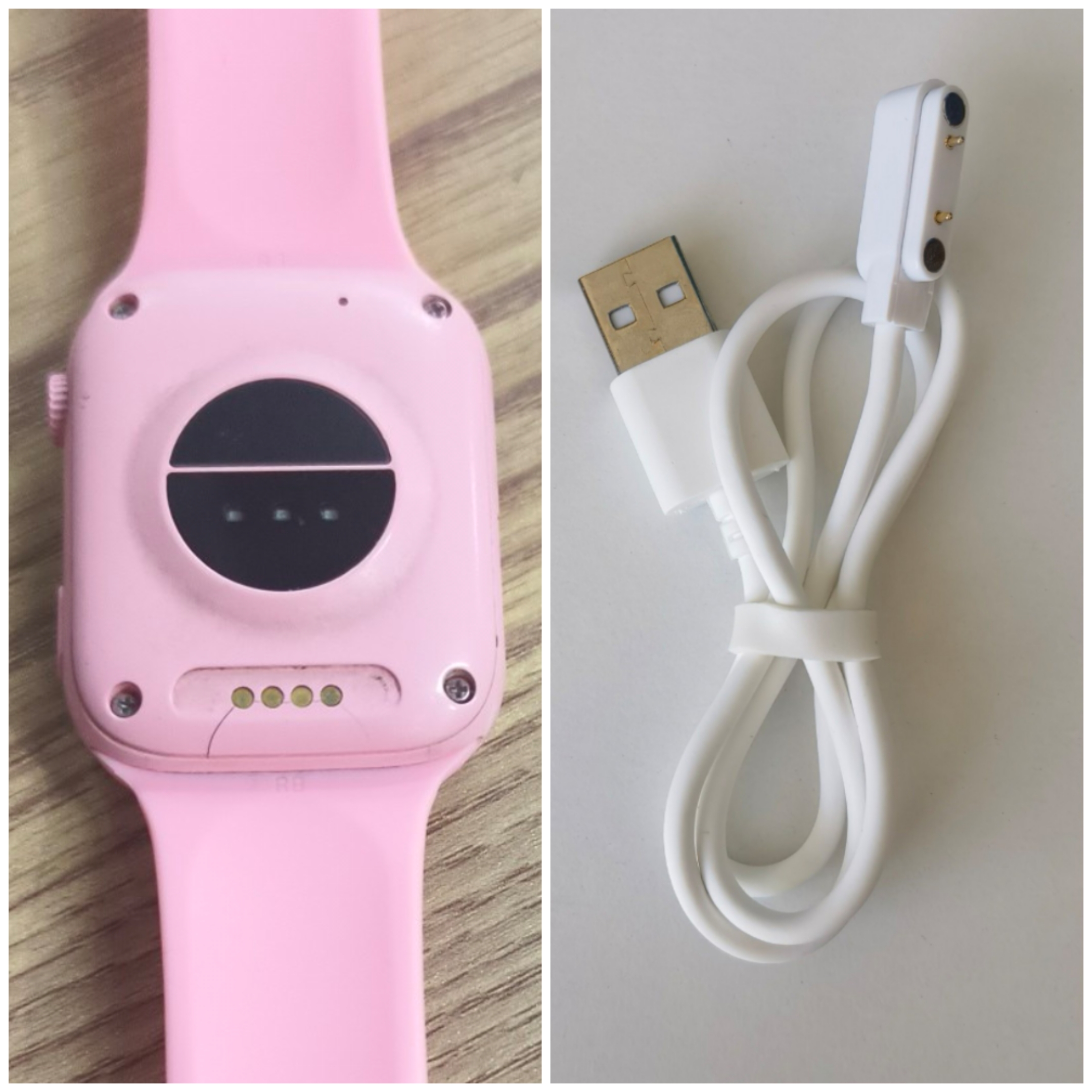 适用5触点充电口磁吸线儿童电话手表磁吸式4触充电器线数据电源线