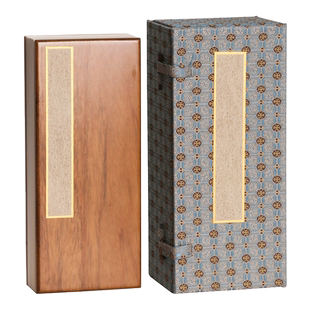 锦记大徽堂宣纸册页复古加厚宣纸卡纸宋锦册页樟木实木封面书法国画创作收藏送礼古法皮草生宣半熟宣纸