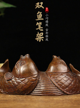 仿古风文房四宝书法毛笔创意摆件