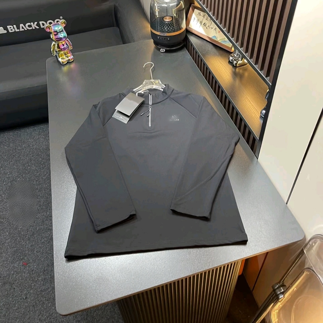 冬季新款男士加绒长袖T恤