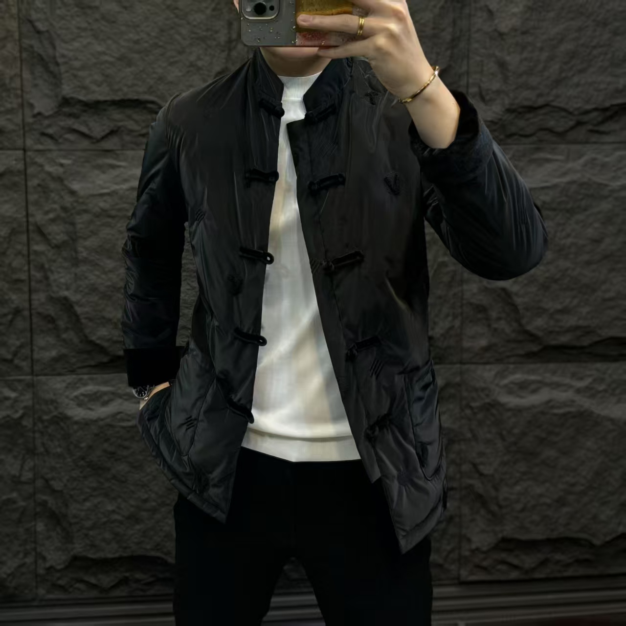 男士冬季新款高端精品夹克