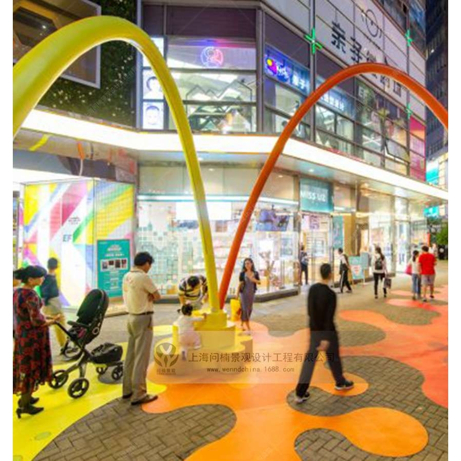 商业美陈景观雕塑艺术装置艺术主题街区场景氛围营造装置道具