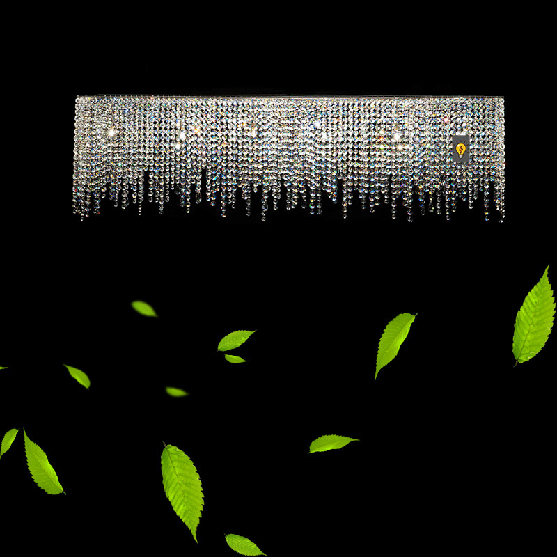 埃及进口水晶吊灯餐厅酒店吧台长方形高端现代简约大气别墅轻奢灯