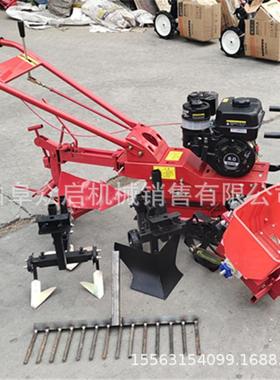 小型链轨式微耕机柴油农用多功能犁地耕地旋耕开沟机深沟耕田家用
