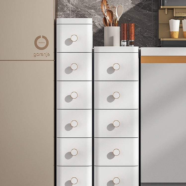 20/25/37cm夹缝收纳柜子抽屉式厨房缝隙多层卫生间窄储物柜置物架