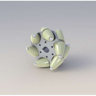 全向轮 一套100mm中固式 wheel mecanum 14187S 麦克纳姆轮