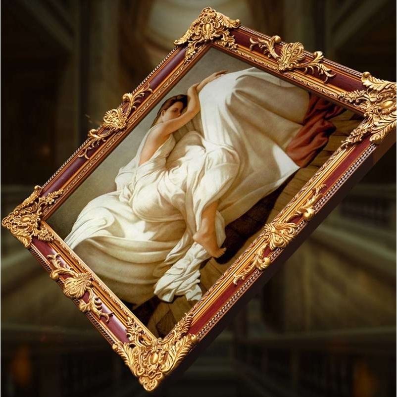 电表箱装饰画欧式遮挡箱挂画孔雀画开关电闸盒空开箱欧式油画图片