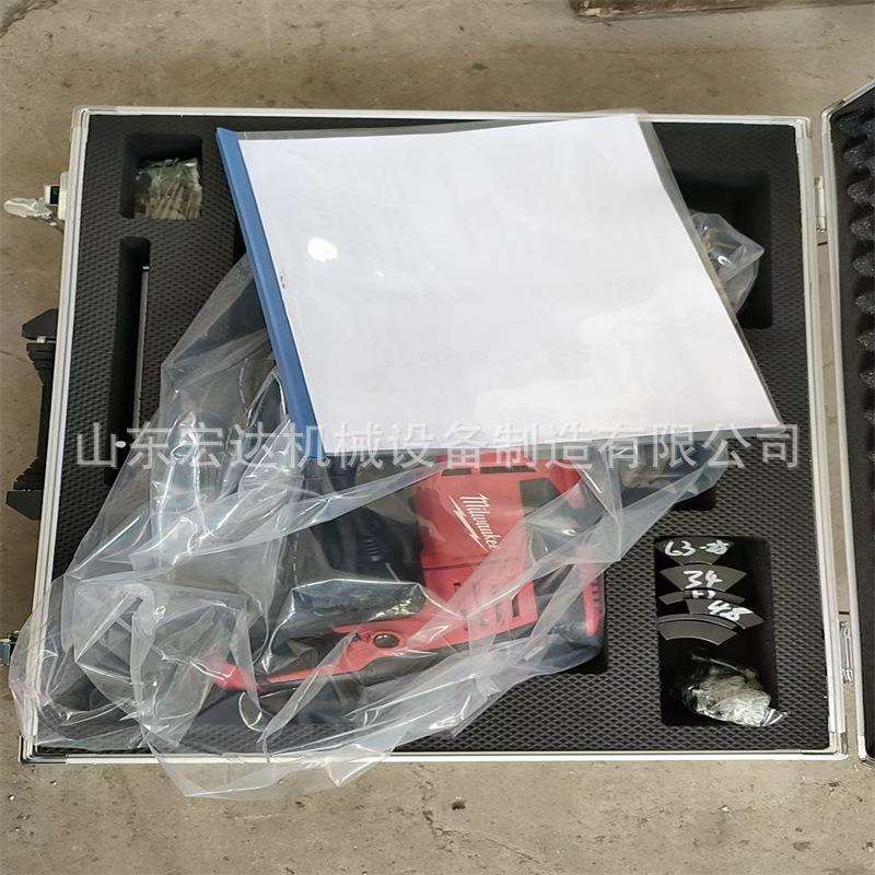 内涨式电动管道坡口机不锈钢圆管倒角机平口钢管铣边机手持式