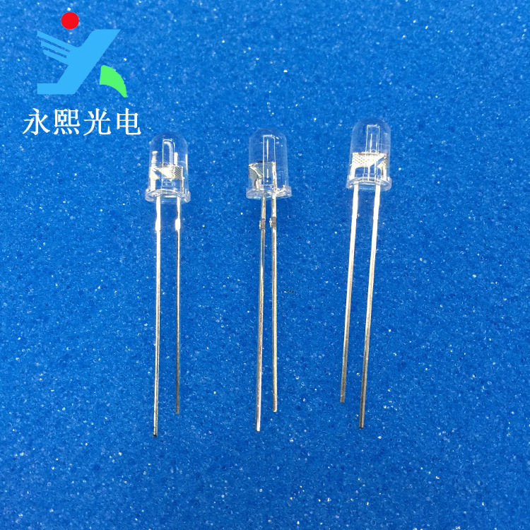 5MM长脚七彩快闪RGB f5直插rgb发光二极管led灯珠