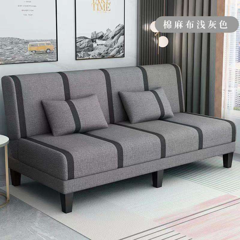 沙发床两用简易可折叠多功能双人三人小户型客厅出租房布艺小沙发