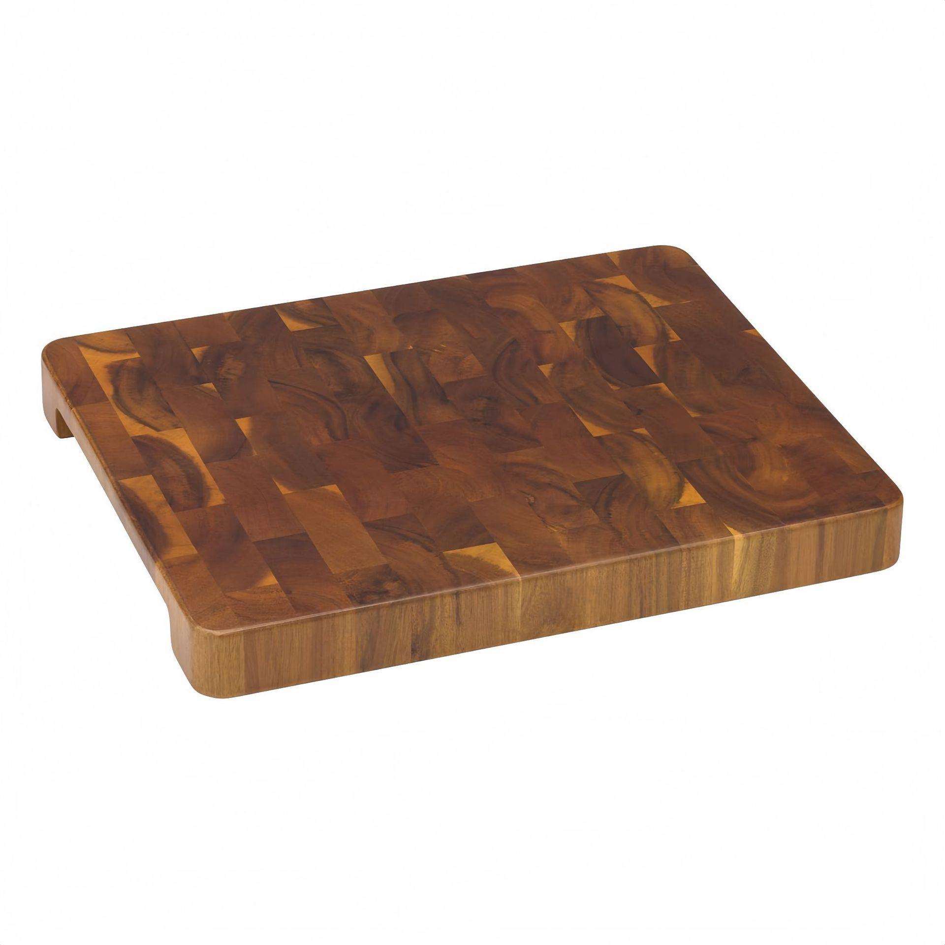 相思木菜板带吸盘脚垫实木案板砧板厨房切菜板几何立拼木菜板加厚