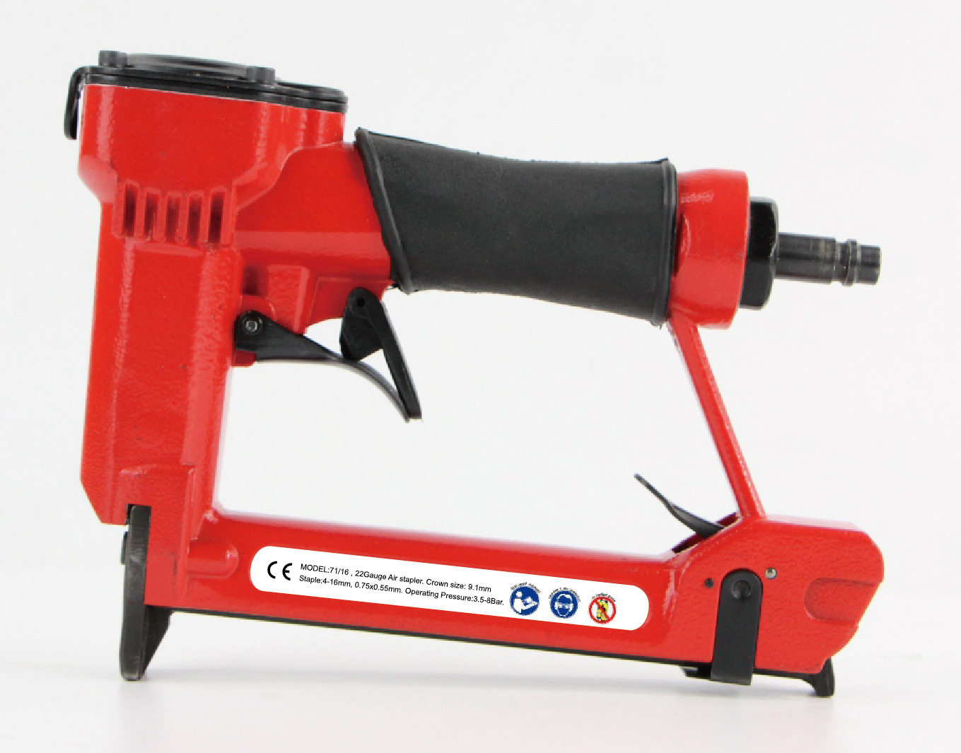 厂方直供7116专业级气动码钉枪直钉枪电钉枪使用空压机工作