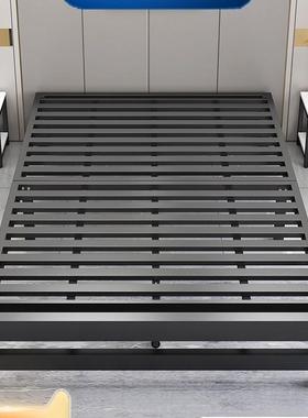 铁艺床双人床现代简约1.5米加厚加固铁架单人床1.8出租屋儿童铁床