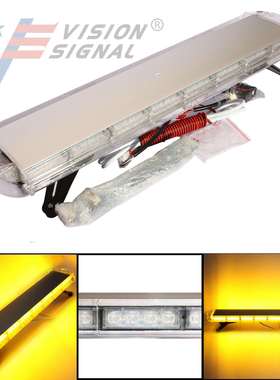 72LED长排爆闪灯大功率长条警示灯外贸热销LED车顶爆闪灯长条灯