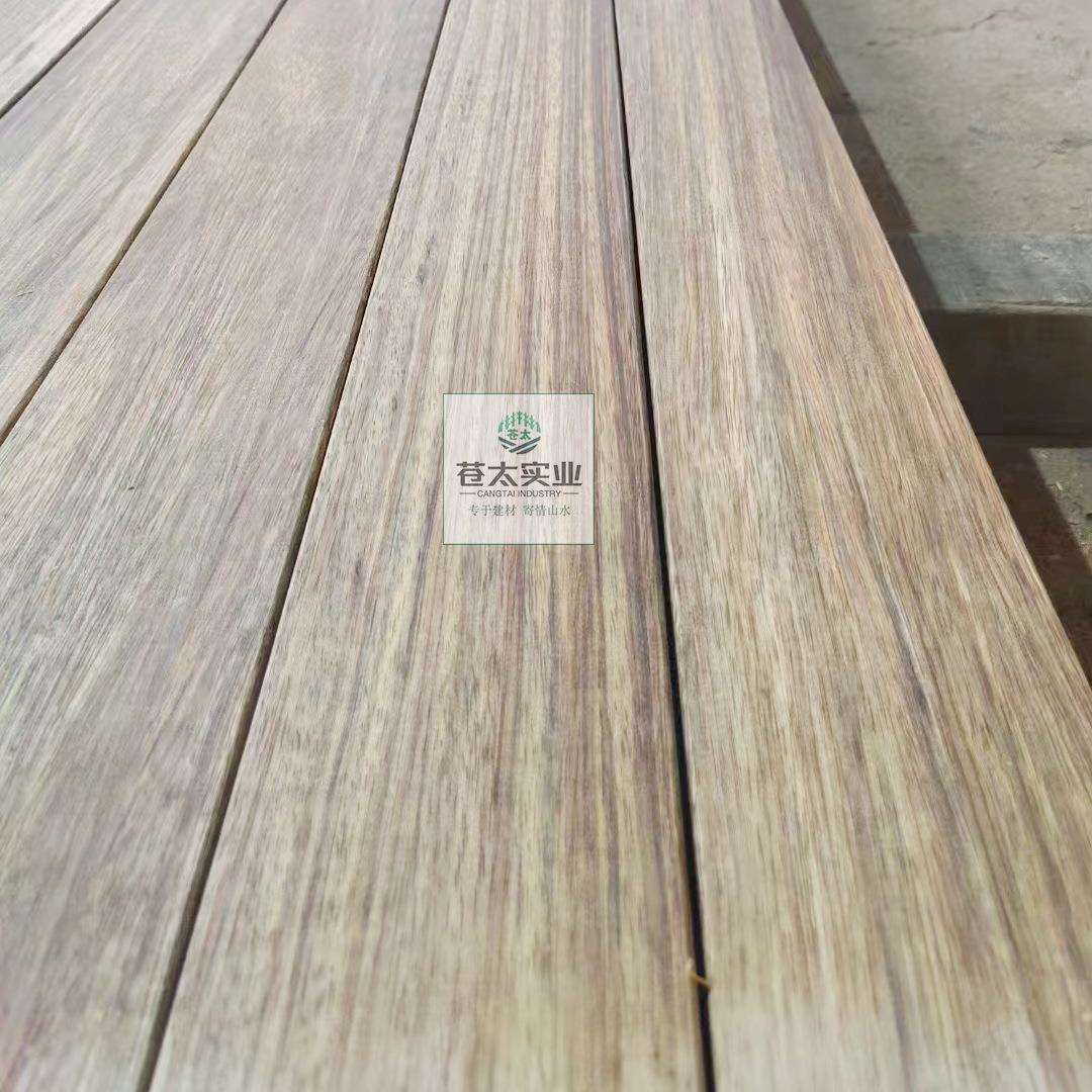非洲菠萝格防腐木地板料非洲格木红塔利黄塔立黑塔利户外景观地板