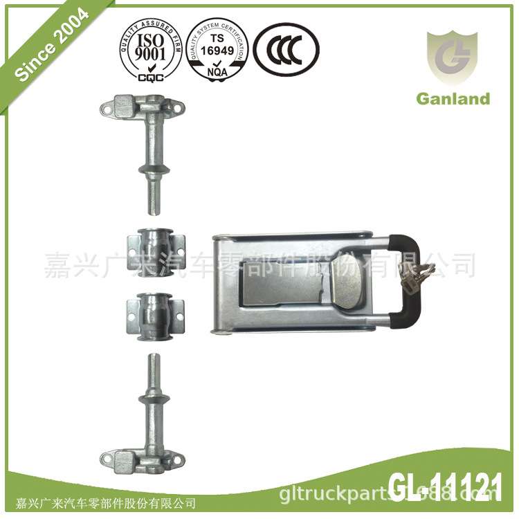 GL-11121 电动箱货门锁套件 轻卡22MM长杆拉手锁 4分长杆执手锁具