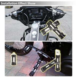 摩托哈雷XL/XR/883/1200/X48CNC改装复古前后脚踏板脚蹬手把变档