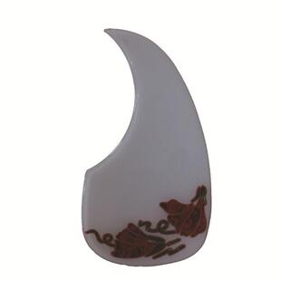 吉他弹性软胶护板赛璐珞亚克力玫瑰木枫木丝印雕刻镶嵌