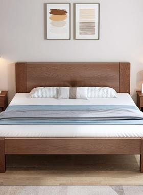 实木床1.5米松木双人床经济型现代简约1.8米出租房简易单人床1.2m