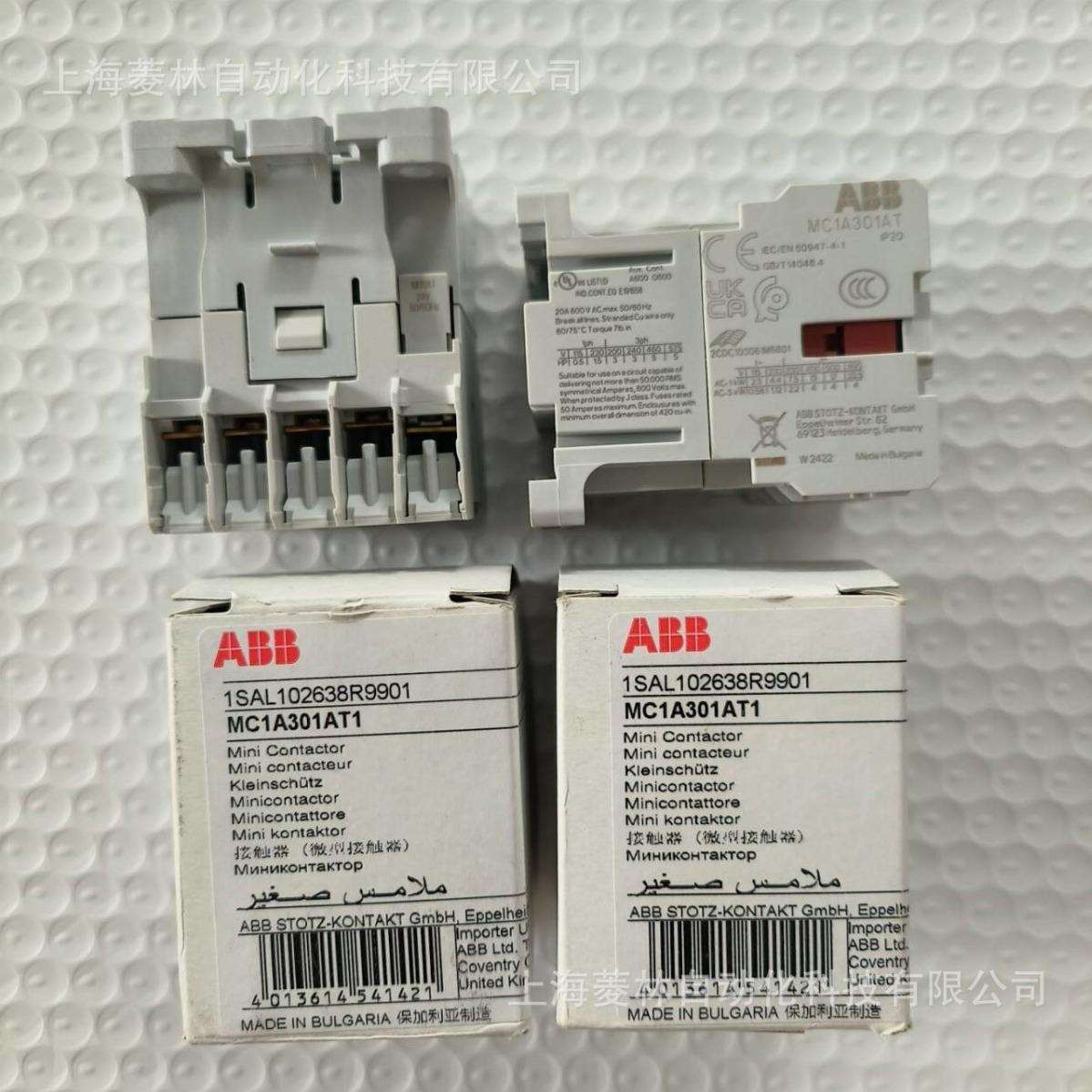 ABB交流接触器MC1A301ATMC1A01EMC1A301AT-BMC1A301AT1