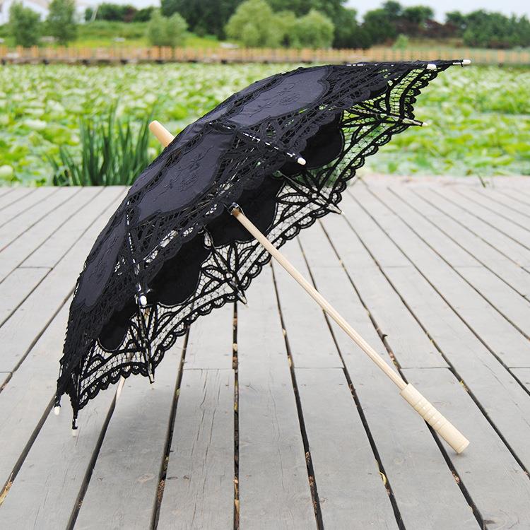 工艺蕾丝花边伞遮阳太阳伞婚庆摄影伞道具舞蹈伞欧式日韩洋伞