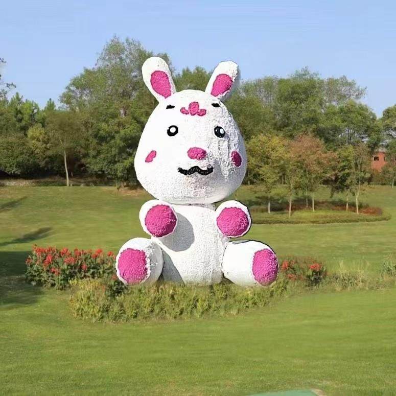 大型仿真动物绿雕卡通造型雕塑装饰生态绿化园林广场公园户外摆件