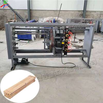 全自动锄把机 木材家具厂四工位圆棒机 台式洋镐锄把木棒砂光机