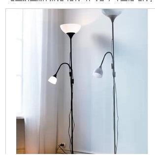 沙发灯落地灯客厅卧室茶几简约现代创意书房护眼双头遥控立式台灯