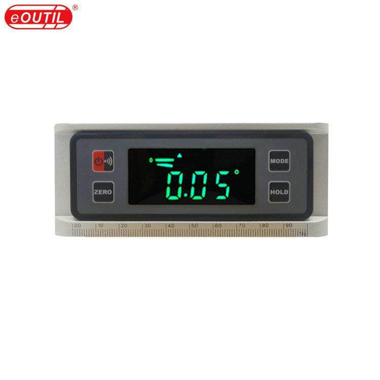 LED显示迷你数显倾角仪铝框磁性数显水平尺DL1906